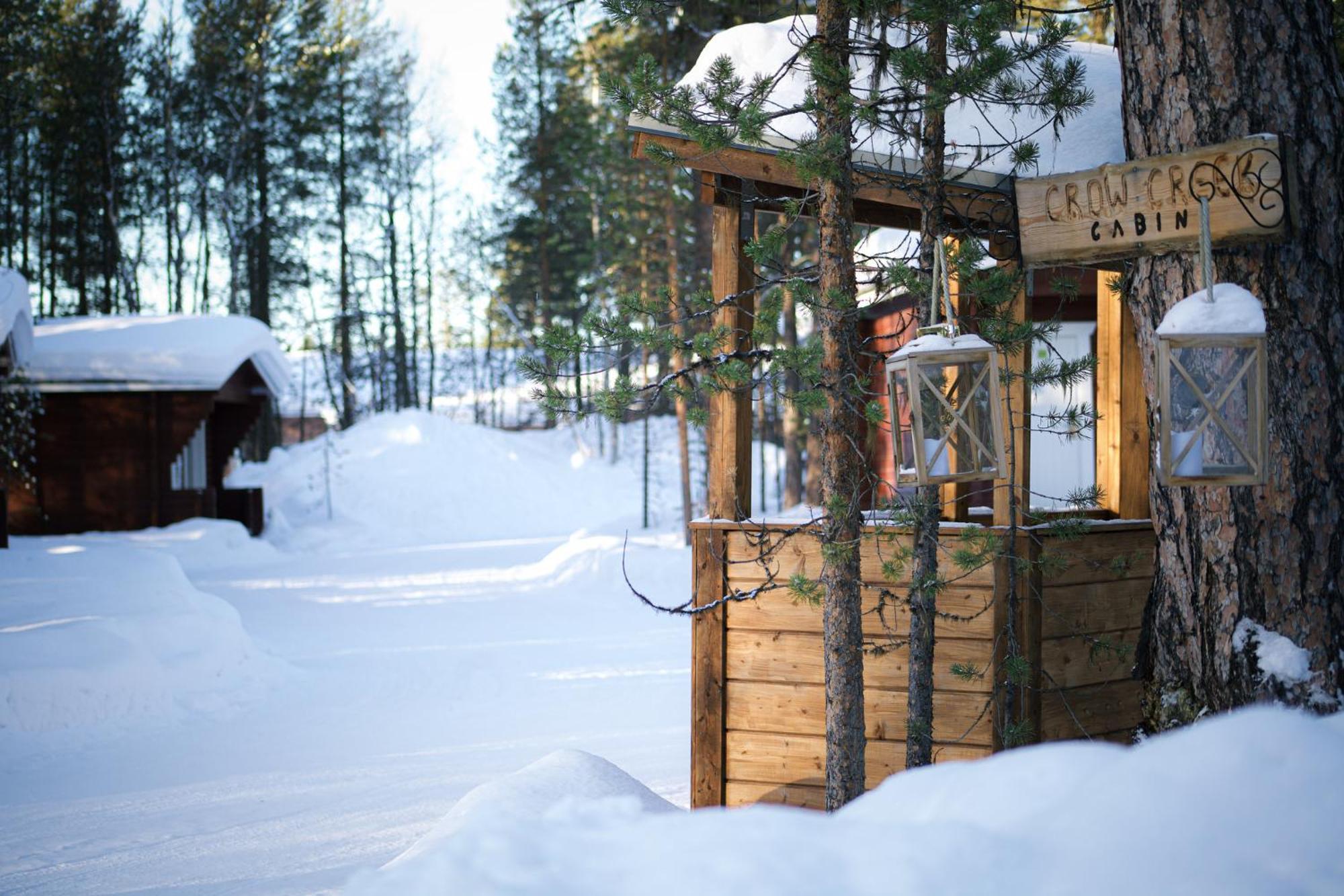 Crow Creek Cabins Inari Exterior foto